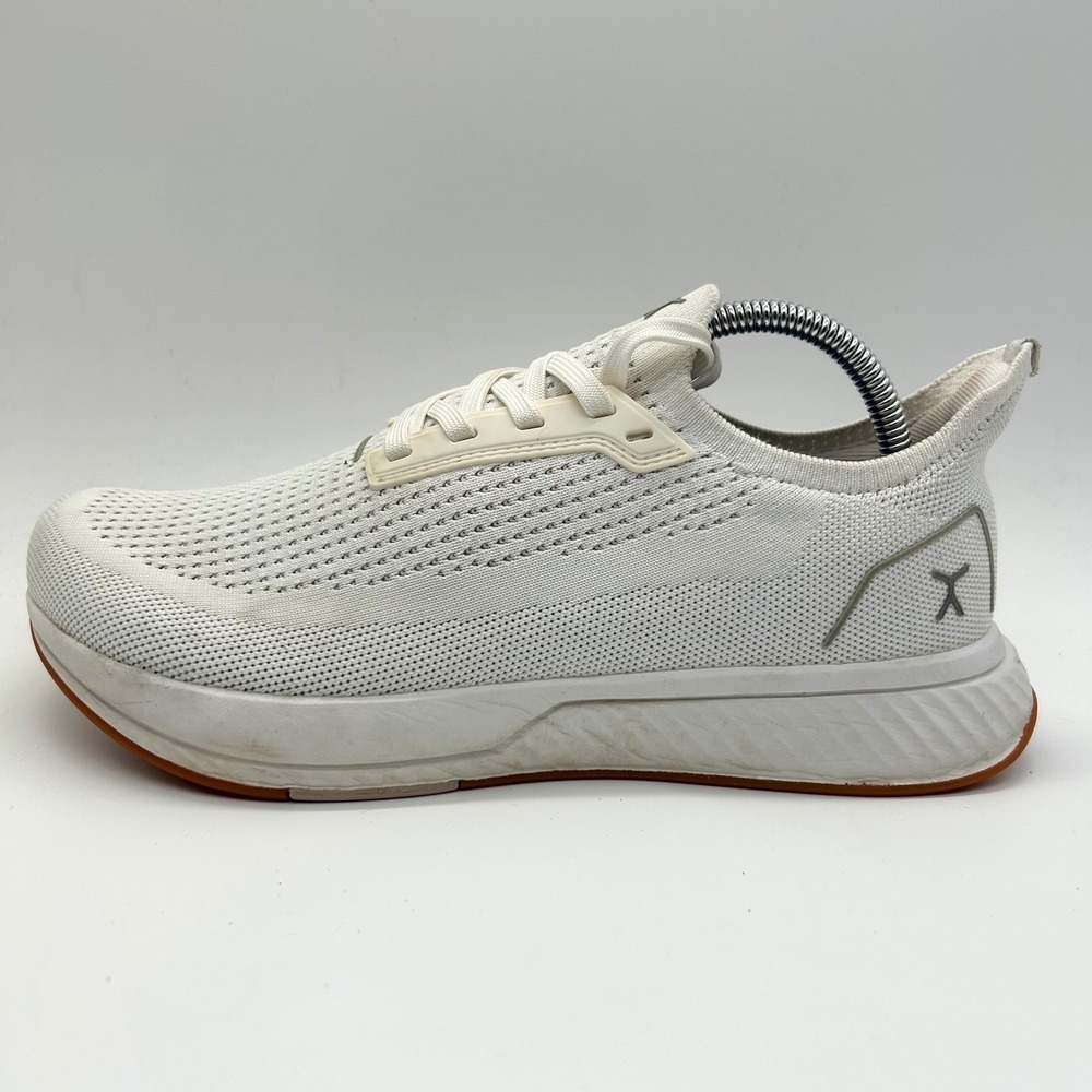 Flux Footwear Adapt Runner Shoes Mens 9 Womens 10.5 White Knit Wide Toe Box